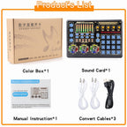 Live Microphone Equipment Sound Card, GAX-X8 – Bluetooth