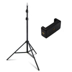 ZF0111 Live Floor Mobile Phone Holder, Style:, 2.1m Stand+Phone Clip, 1.6m Stand+Phone Clip, 1.2m Stand+Phone Clip, 0.5m Stand+Phone Clip 2.1m Stand+Phone Clip