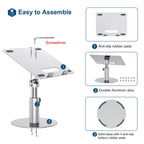 Z30 360 Rotating Lifting Aluminum Alloy Laptop Bracket – Aluminum Alloy