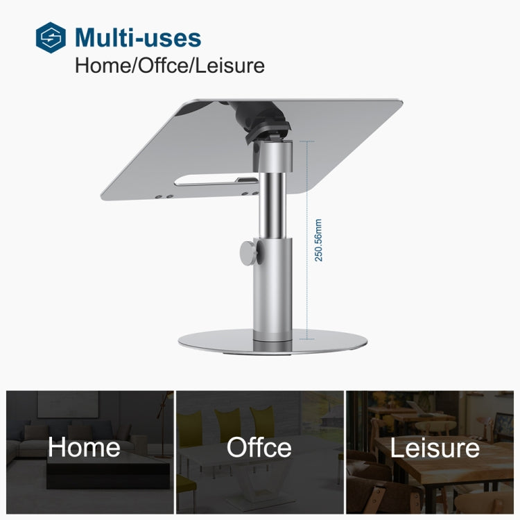 Z30 360 Rotating Lifting Aluminum Alloy Laptop Bracket – Aluminum Alloy
