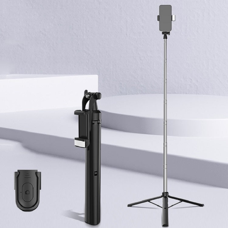 CYKE Folding Telescopic Mobile Phone Broadcast Stand Tripod, Specification:, A31-0.8m (Without Light), A31-1.6m (Without Light), A31E-1.1m (With Light), A31E-1.6m (With Light), A61-1.6m (Cloud Station) A31E-1.6m (With Light)
