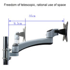 Gibbon Mounts FE111B Punch-Free Wall-Mounted Computer Monitor Stand – Aluminum Alloy