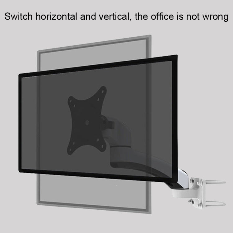 Gibbon Mounts FE111B Punch-Free Wall-Mounted Computer Monitor Stand – Aluminum Alloy