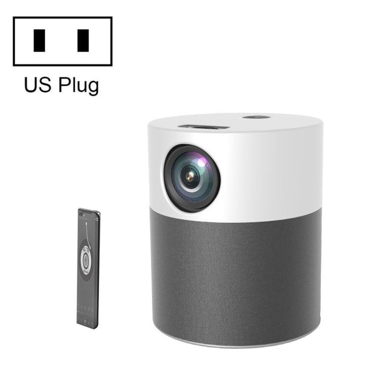 M1 Home Commercial LED Smart HD Projector, US Plug, EU Plug, UK Plug, AU Plug – Durable Build, Easy to Use US Plug Phone with Screen Version