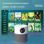M1 Home Commercial LED Smart HD Projector, US Plug, EU Plug, UK Plug, AU Plug