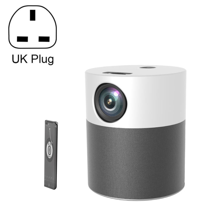 M1 Home Commercial LED Smart HD Projector, US Plug, EU Plug, UK Plug, AU Plug – Durable Build, Easy to Use UK Plug Phone with Screen Version