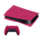 Game Accessories Host CD-ROM Version Replacement Shell Protective Shell For PS5, Midnight Black, Star Red, Blue – Durable Build, Easy to Use