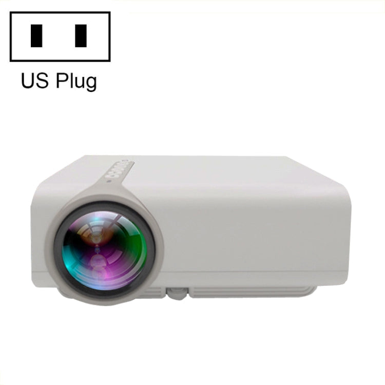 YG530 Home LED Small HD 1080P Projector, US Plug, EU Plug, UK Plug, AU Plug US Plug White