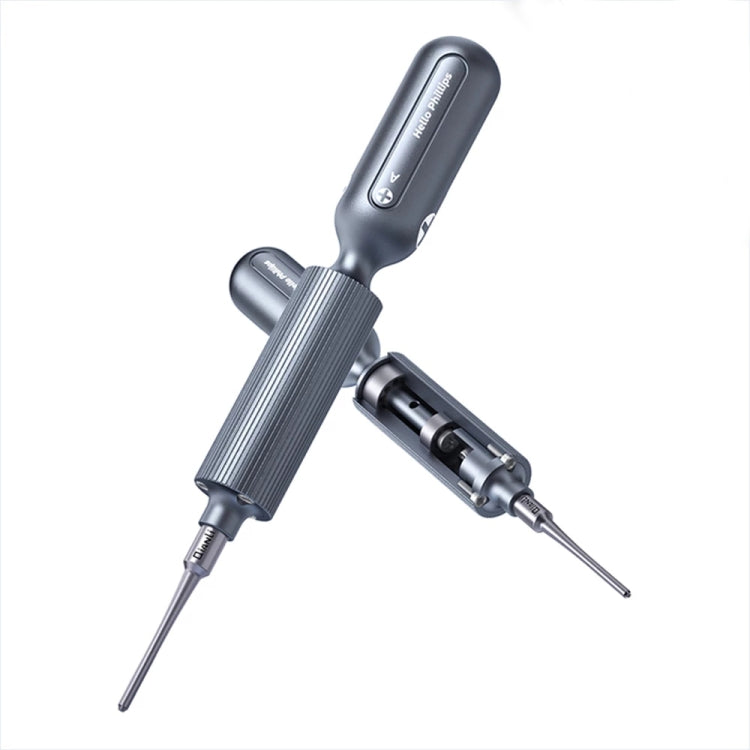 Qianli Super Tactile Grip-Type Precision Silent Dual-Bearing Screwdriver, Type A Phillips, Type B Tri-point, Type C Pentalibe, Type D Pinhead Philips, Type E T2 Torx – Aluminum Alloy, Non-slip