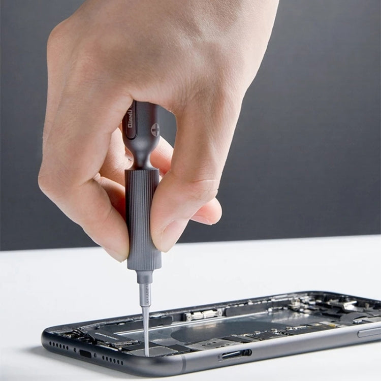 Qianli Super Tactile Grip-Type Precision Silent Dual-Bearing Screwdriver, Type A Phillips, Type B Tri-point, Type C Pentalibe, Type D Pinhead Philips, Type E T2 Torx – Aluminum Alloy, Non-slip