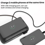 Wireless Charging Bluetooth Speaker Desktop LED Clock