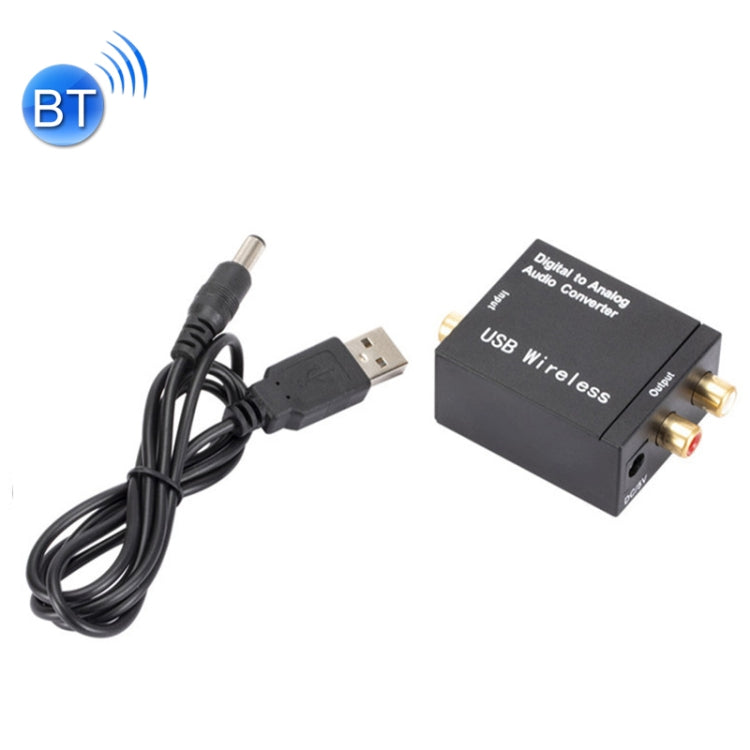 YP028 Bluetooth Digital To Analog Audio Converter, Specification:, Host+USB Cable, Host+USB Cable+Fiber Optic Cable, Host+US Plug Power Adapter, Host+US Plug Power Adapter+Fiber Optic Cable – Magnetic, Bluetooth, TPU Host+USB Cable