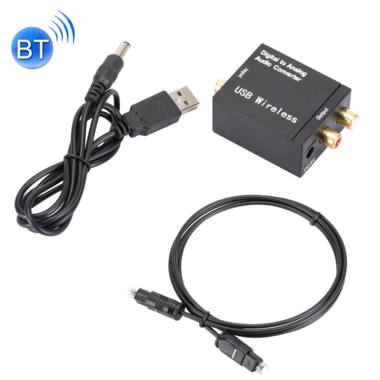 YP028 Bluetooth Digital To Analog Audio Converter, Specification:, Host+USB Cable, Host+USB Cable+Fiber Optic Cable, Host+US Plug Power Adapter, Host+US Plug Power Adapter+Fiber Optic Cable – Magnetic, Bluetooth, TPU Host+USB Cable+Fiber Optic Cable
