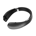Telescopic Neck-Mounted Folding Bluetooth Earphone, Black, White – Waterproof, Bluetooth Black