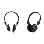 Soyto SY808MV Online Class Office Computer Headset, Cable Length: 1.6m, Black 3.5mm, Black 6.5mm – Durable Build, Easy to Use