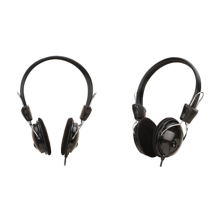 Soyto SY808MV Online Class Office Computer Headset, Cable Length: 1.6m, Black 3.5mm, Black 6.5mm – Durable Build, Easy to Use