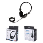 Soyto SY808MV Online Class Office Computer Headset, Cable Length: 1.6m, Black 3.5mm, Black 6.5mm – Durable Build, Easy to Use