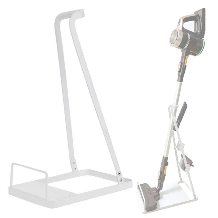 Universal Vacuum Cleaner Floor Non-Punch Storage Bracket For Dyson, B Type (Black), B Type (White), A Type (White), A Type (Black) – Durable Build, Easy to Use A Type (White)