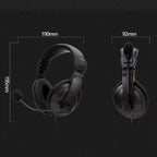 Soyto SY750MV Stereo Gaming Computer Headset – Leather, For PS4