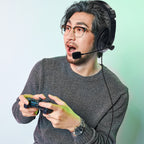 Soyto SY750MV Stereo Gaming Computer Headset – Leather, For PS4