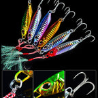 PROBEROS Iron Plate Lead Fish Far-Fluoch Metal Road Bait, 10G, 15G, 20G, 30G – Durable Build, Easy to Use