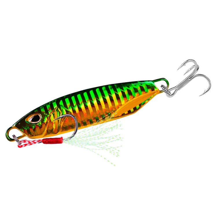 PROBEROS Iron Plate Lead Fish Far-Fluoch Metal Road Bait, 40G, 50G 40G LF094A Double Hook