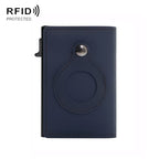 Anti-Theft Positioning Wallet Men Card Holder Mini Wallets For AirTag...