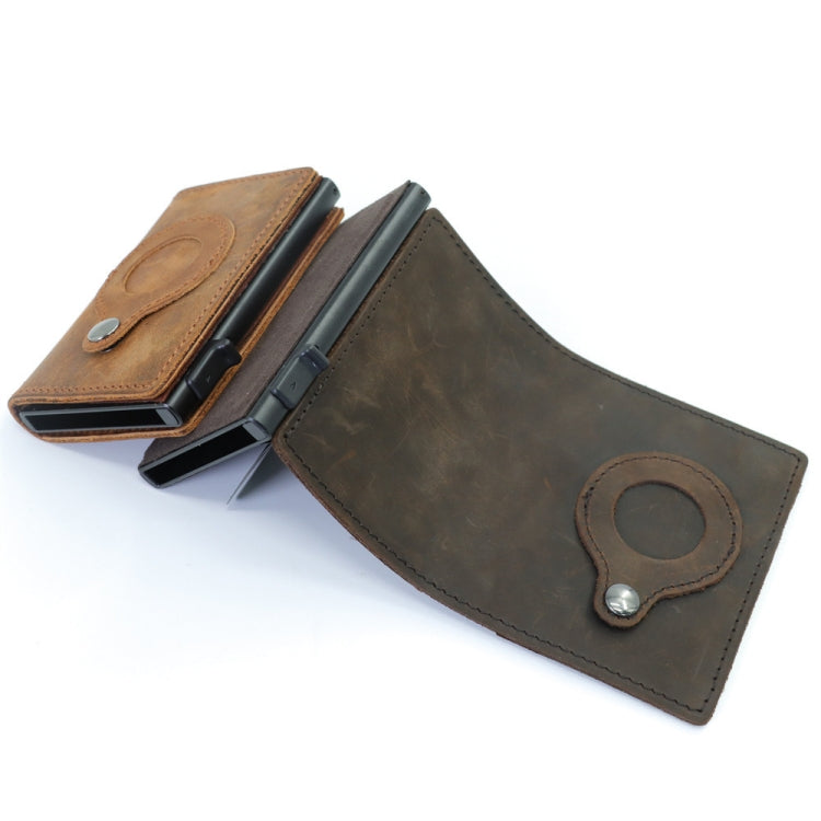 Anti-Theft Positioning Wallet Men Card Holder Mini Wallets For AirTag...