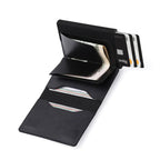 Anti-Theft Positioning Wallet Men Card Holder Mini Wallets For AirTag...