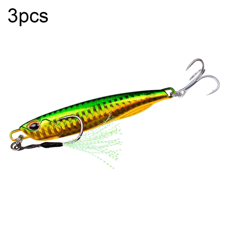 PROBEROS LF103 Simulation Metal Sea Fishing Bait, 10g, 15g, 20g – Durable Build, Easy to Use 20g A With Hook