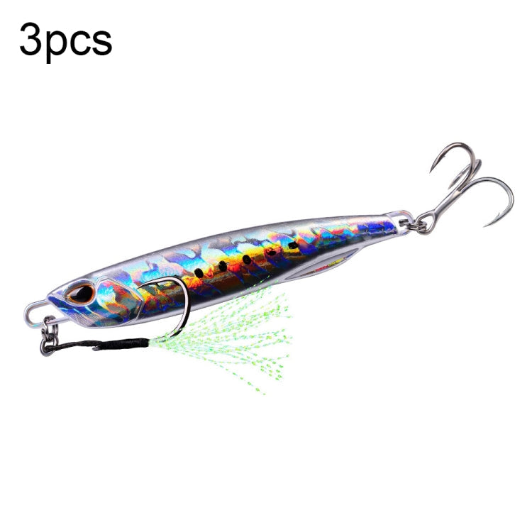 PROBEROS LF103 Simulation Metal Sea Fishing Bait, 10g, 15g, 20g – Durable Build, Easy to Use 20g G With Hook