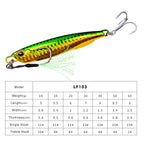 PROBEROS LF103 Simulation Metal Sea Fishing Bait, 30g, 40g, 50g