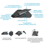 yz06 Wireless Bluetooth Helmet Headphones
