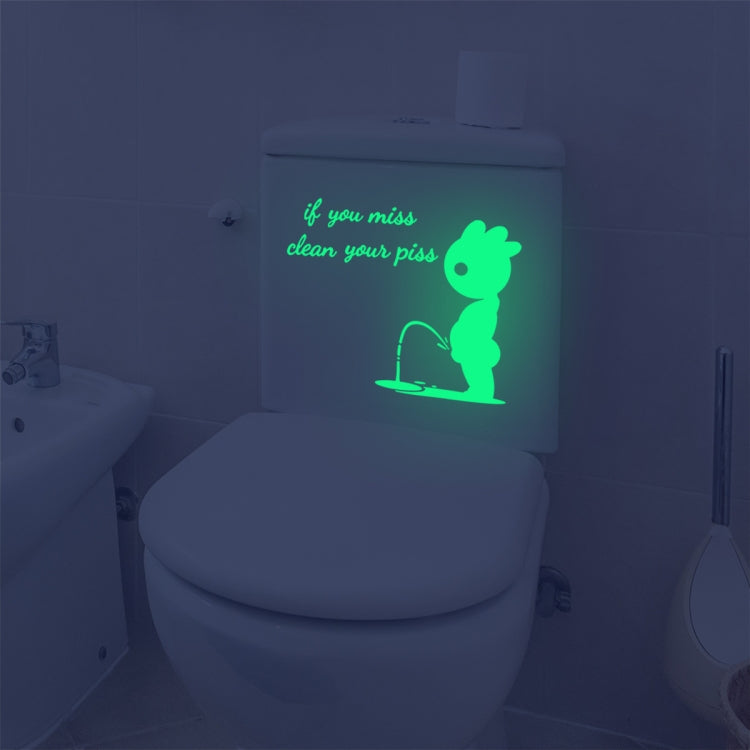 DX396 Bathroom Toilet Decoration Luminous Wall Sticker, DX396 DX396