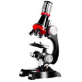 HD 1200 Times Microscope Children Educational Toys, Black, Pink, Light Blue Black