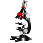 HD 1200 Times Microscope Children Educational Toys, Black, Pink, Light Blue Black