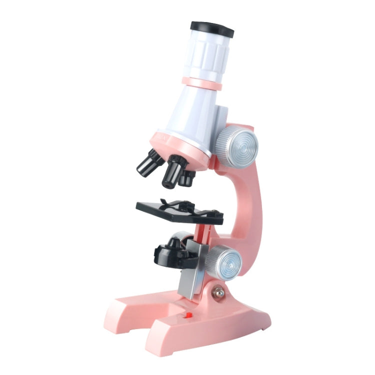 HD 1200 Times Microscope Children Educational Toys, Black, Pink, Light Blue – Durable Build, Easy to Use Pink
