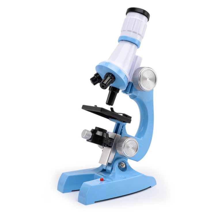 HD 1200 Times Microscope Children Educational Toys, Black, Pink, Light Blue – Durable Build, Easy to Use Light Blue