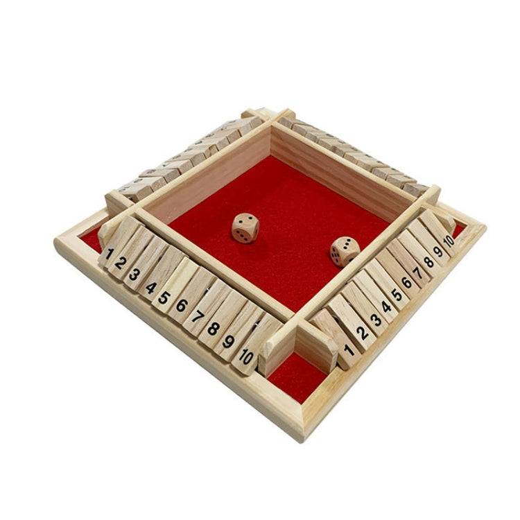 Parent-Child Four-Sided Flop Board Game, Green Velvet, Red Velvet, Four Color Velvet – Waterproof Red Velvet