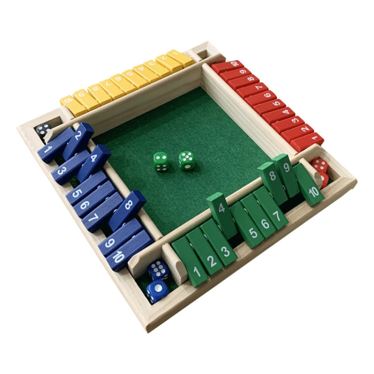 Parent-Child Four-Sided Flop Board Game, Green Velvet, Red Velvet, Four Color Velvet – Waterproof Four Color Velvet