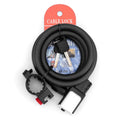 BG-0518 Mountain Bike Portable Anti-Theft Bold Cable Lock, Length:, 1.5m With Lock Frame, 1.8m With Lock Frame