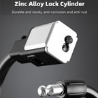 BG-0518 Mountain Bike Portable Anti-Theft Bold Cable Lock, Length:, 1.5m With Lock Frame, 1.8m With Lock Frame