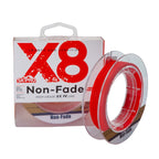 NON-FADE X8 150m 8 Code PE Pish Line, No. 6.0 No. 6.0 Red