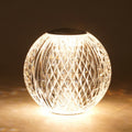 Crystal Ball Small Table Lamp USB Acrylic Night Light, MT2 80 x 80mm, MT1 110 x 110mm MT2 80 x 80mm