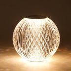 Crystal Ball Small Table Lamp USB Acrylic Night Light, MT2 80 x 80mm, MT1 110 x 110mm MT2 80 x 80mm