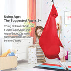 Kids Elastic Hammock Indoor Outdoor Swing, Size:, 1x2.8m (Red), 1x2.8m (Green), 1x2.8m (Dark Blue), 1x2.8m (Purple), 1x2.8m (Sky Blue), 1x2.8m (Silver Gray), 1x2.8m (Black), 1.5x2.8m (Red), 1.5x2.8m (Green), 1.5x2.8m (Dark Blue), 1.5x2.8m (Purple)......