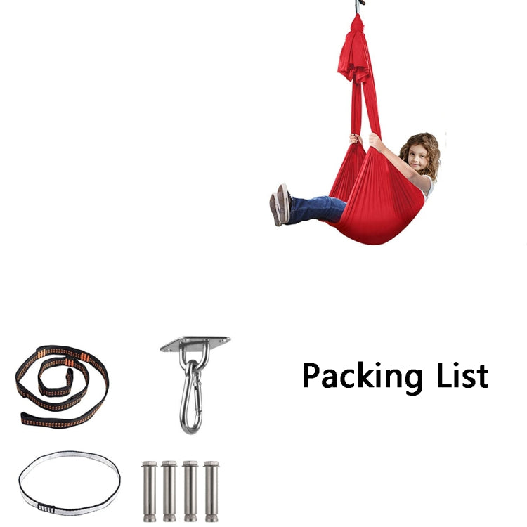 Kids Elastic Hammock Indoor Outdoor Swing, Size:, 1x2.8m (Red), 1x2.8m (Green), 1x2.8m (Dark Blue), 1x2.8m (Purple), 1x2.8m (Sky Blue), 1x2.8m (Silver Gray), 1x2.8m (Black), 1.5x2.8m (Red), 1.5x2.8m (Green), 1.5x2.8m (Dark Blue), 1.5x2.8m (Purple)......