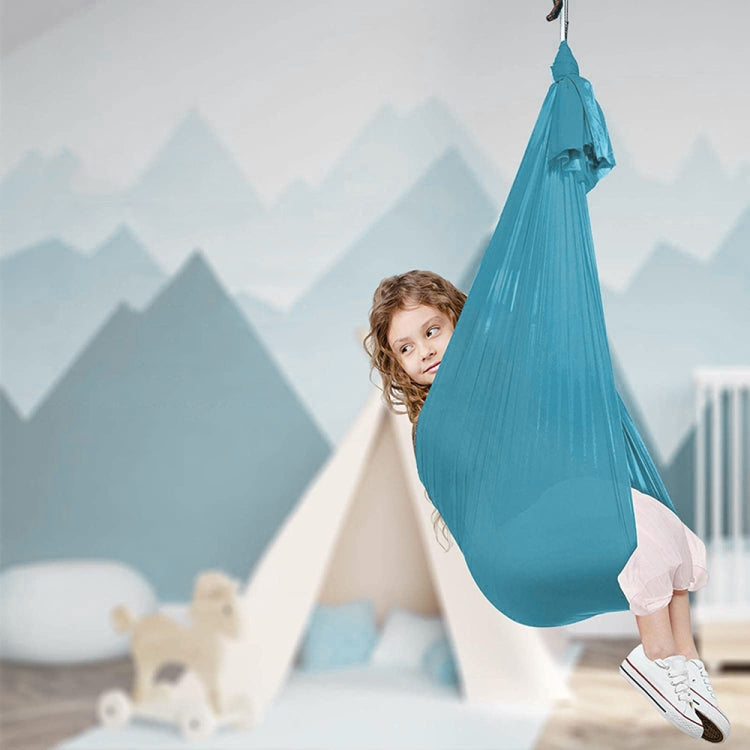 Kids Elastic Hammock Indoor Outdoor Swing, Size:, 1x2.8m (Red), 1x2.8m (Green), 1x2.8m (Dark Blue), 1x2.8m (Purple), 1x2.8m (Sky Blue), 1x2.8m (Silver Gray), 1x2.8m (Black), 1.5x2.8m (Red), 1.5x2.8m (Green), 1.5x2.8m (Dark Blue), 1.5x2.8m (Purple)...... 1x2.8m (Sky Blue)