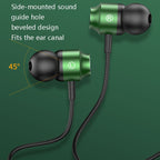 TS902 Metal In-Ear USB-C / Type-C Game Earphone, Cable Length: 1.2m, Red, Green, Black, Silver Gray – Aluminum Alloy