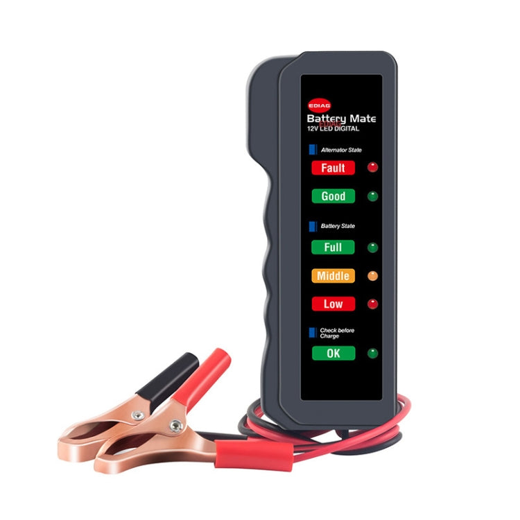 12V Automotive Battery Tester Fault Diagnosis Instrument, Clip – Durable Build, Easy to Use